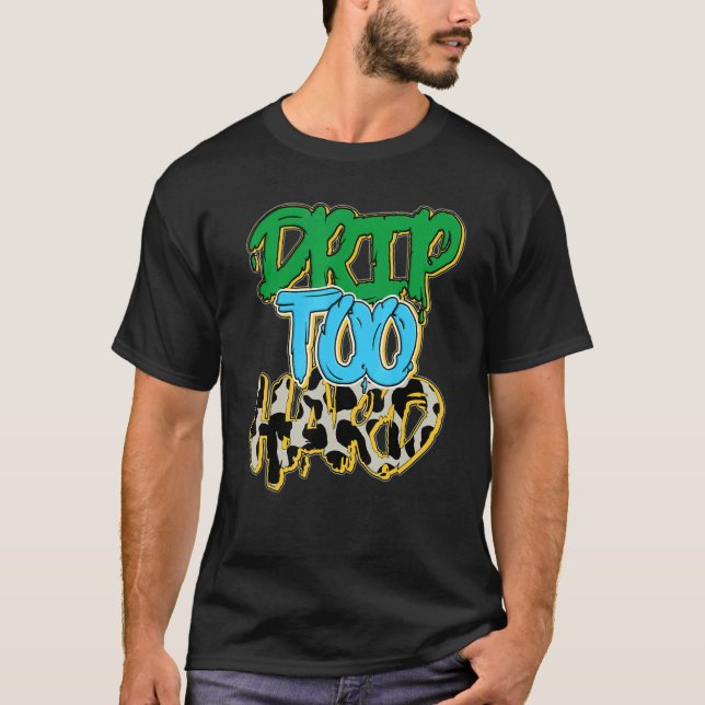 Drivning för hård fyllning t shirt (Framsida)