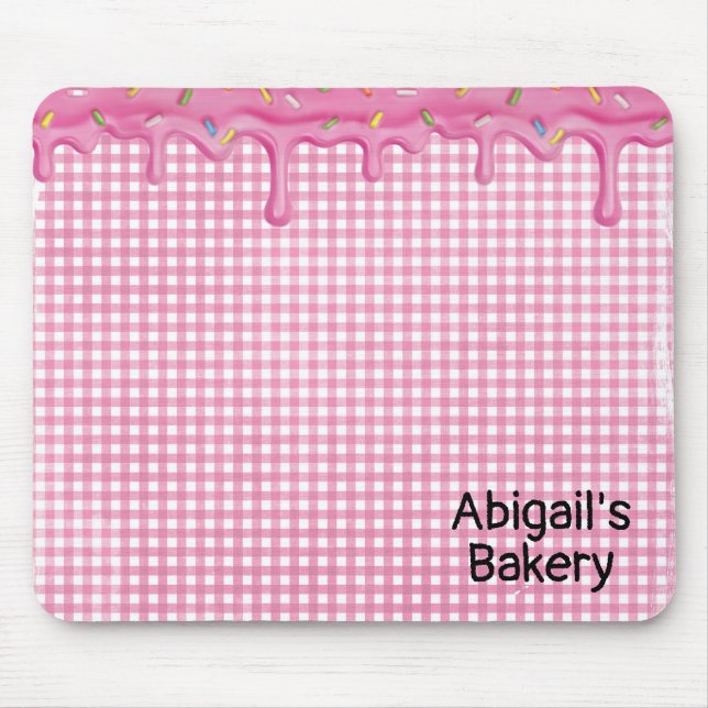 Drivning frosting på Gingham Musmatta (Framsidan)