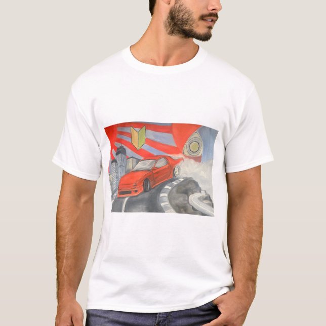 Drivning i Himmel T Shirt (Framsida)