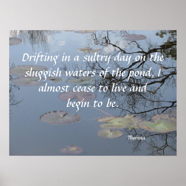 Drivning på dammen poster (Framsidan)