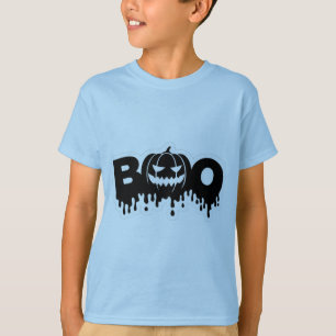 Drivning Pumpkin Skräm Shadow Boys T-Shirt