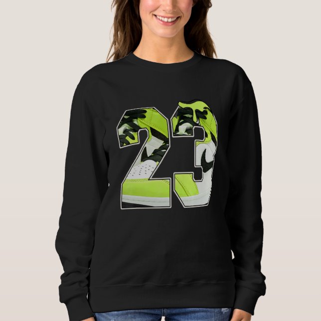 Drivnummer 23 Retro High Og Visionaire Volt 1s Mor T Shirt (Framsida)