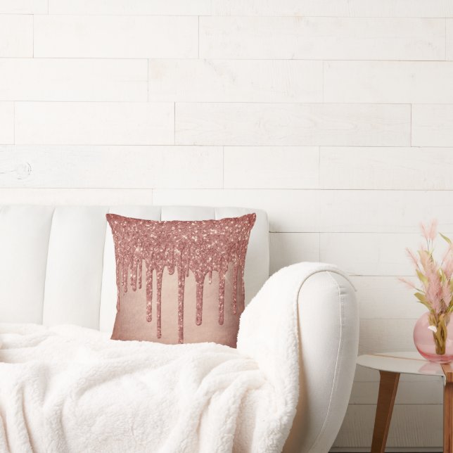 Drivplatta Glitter | Terra Cotta Coral Orange Kudde (Soffa)