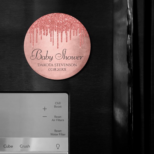 Drivplatta Glitter | Terra Cotta Coral Shower Magnet (Skapare uppladdad)