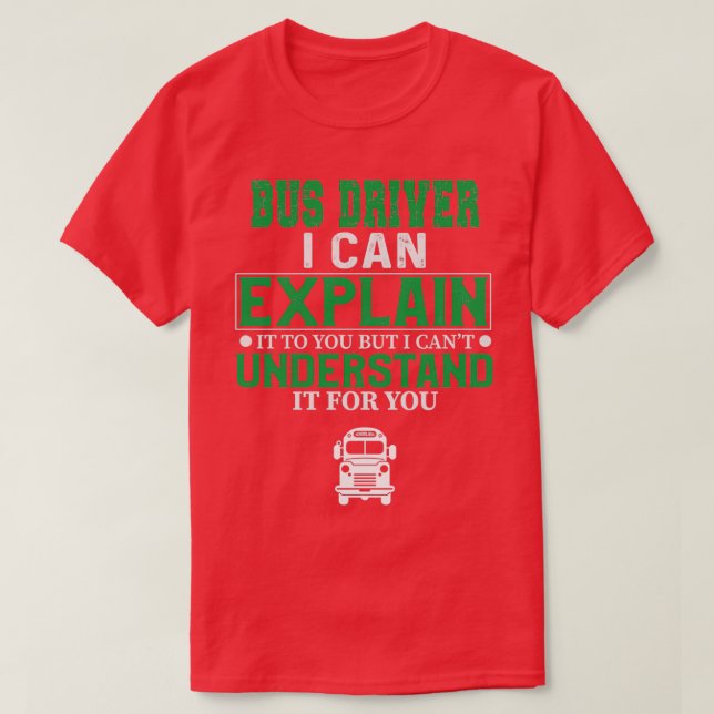 Drivrutin 22 för Buss T Shirt (Design framsida)