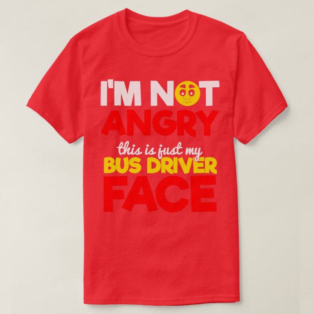 Drivrutin 2 för arg buss t shirt (Design framsida)