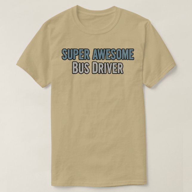 Drivrutin 2 för Toppen Buss T Shirt (Design framsida)