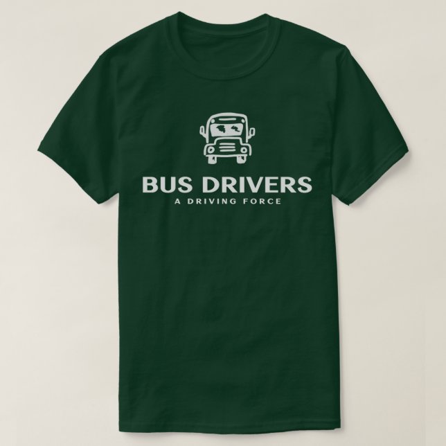 Drivrutin A buss T Shirt (Design framsida)