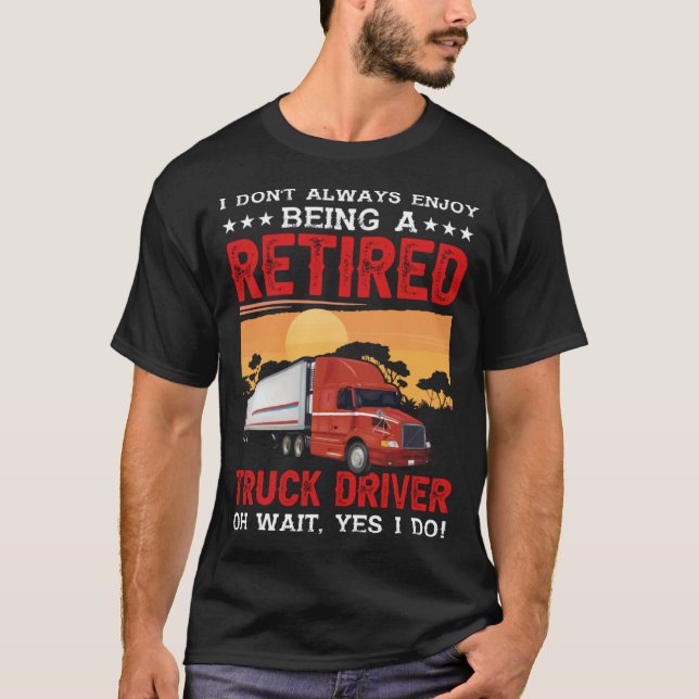 Drivrutin för återkallat Lastbil T Shirt (Framsida)