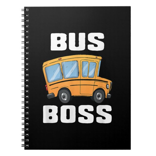 Drivrutin för Buss i Buss-skolan Anteckningsbok (Framsidan)