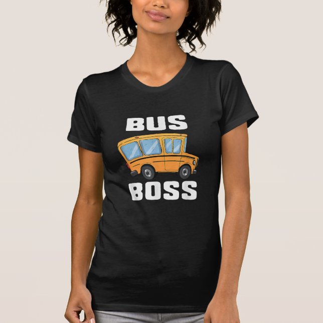 Drivrutin för Buss i Buss-skolan T Shirt (Framsida)