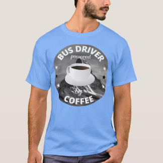 Drivrutin för buss med kaffekartgåva t shirt