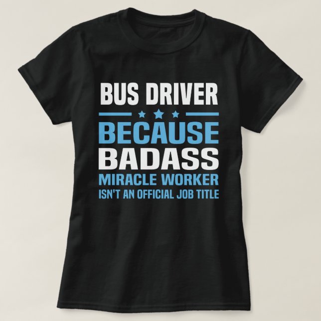 Drivrutin för Buss T Shirt (Design framsida)