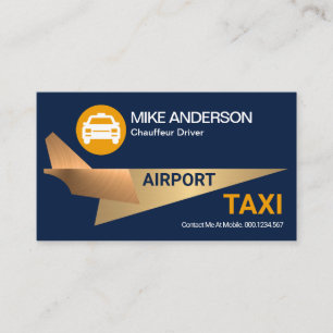 Drivrutin för Coola Rocket Jet flygplats Taxi Visitkort
