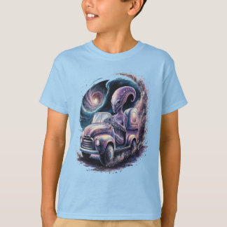 Drivrutin för Cute Alien Lastbil T Shirt