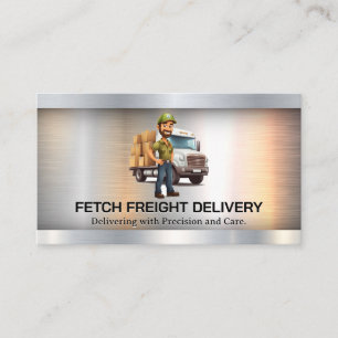 Drivrutin för Delivery Paket Logistik Visitkort