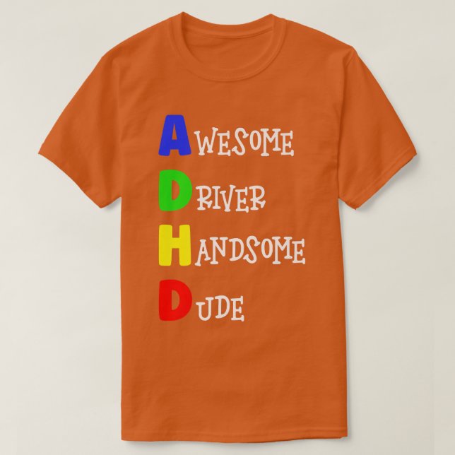 Drivrutin för Fantastisk, handdator ADHD Premium T Shirt (Design framsida)
