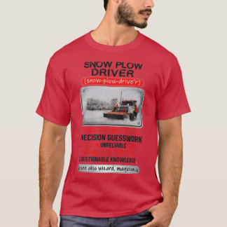 Drivrutin för Fantastisk Snö som är Precision Gues T Shirt