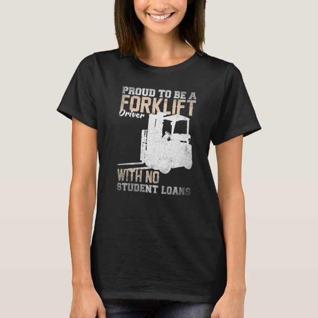 Drivrutin för gaffeldrag utan student t shirt (Framsida)