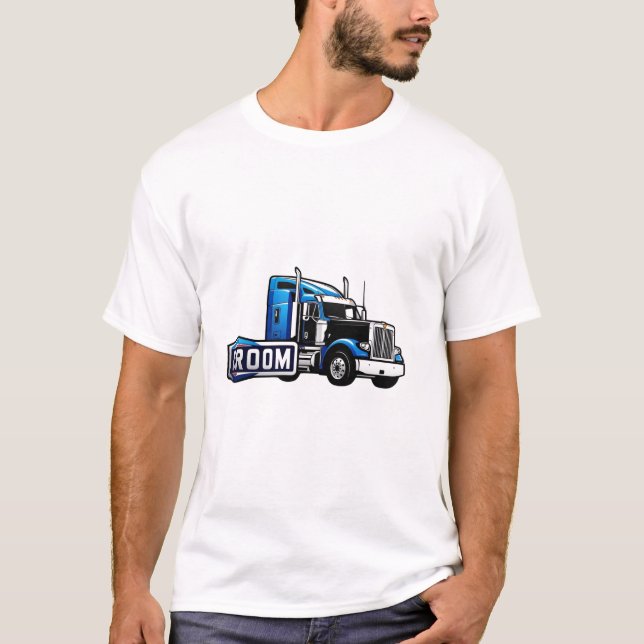 Drivrutin för Groom Lastbil T Shirt (Framsida)