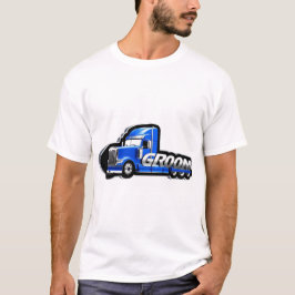 Drivrutin för Groom Occupational Lastbil T Shirt