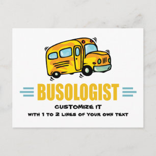 Drivrutin för Humous Gult School Buss Vykort