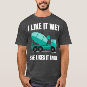 Drivrutin för konstgjorda blandarcement Mixer Las T Shirt