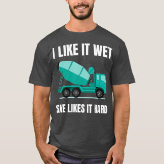 Drivrutin för konstgjorda blandarcement Mixer Last T Shirt