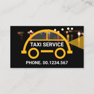 Drivrutin för konsthantbilskabb i Taxi Visitkort