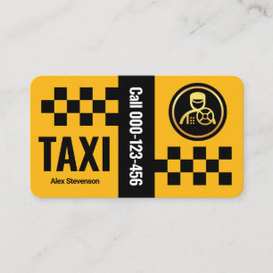 Drivrutin för kontrollrutor för Taxi i gult Visitkort