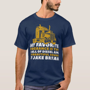 Drivrutin för lastbil - Lustigt Big Trucker Trucke T Shirt