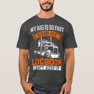 Drivrutin för lastbil - Lustigt stort lastbilsskåp T Shirt