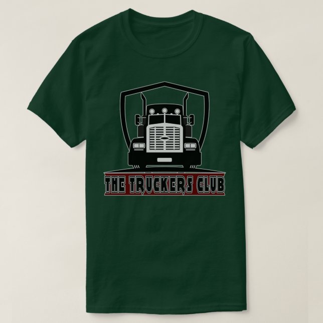 Drivrutin för Lastbil T Shirt (Design framsida)