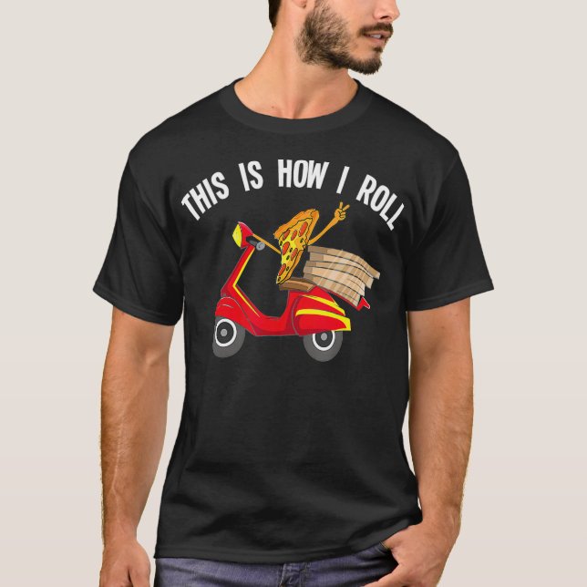 Drivrutin för Pizza Delivery Guy Gift Idea Funny S T Shirt (Framsida)