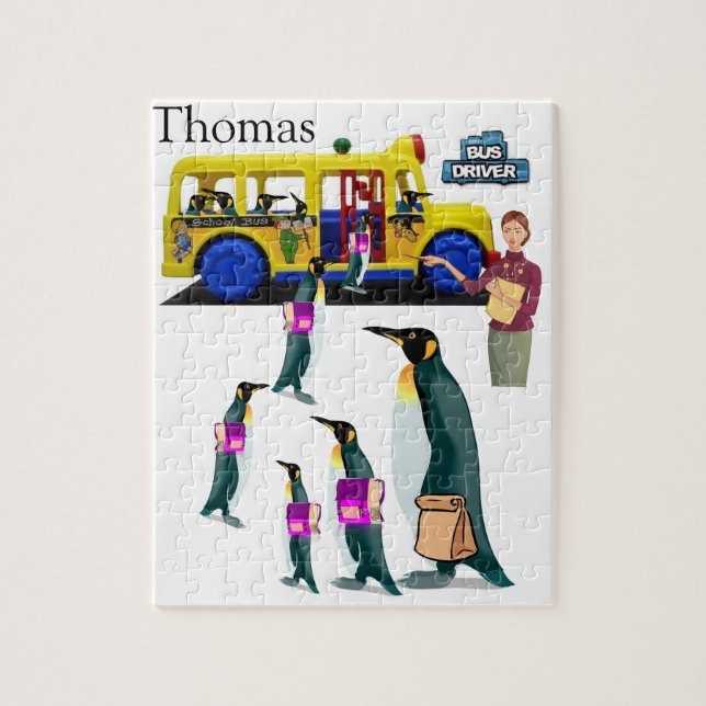 Drivrutin för Puzzles White och Black Penguin Scho Pussel (Vertikal)