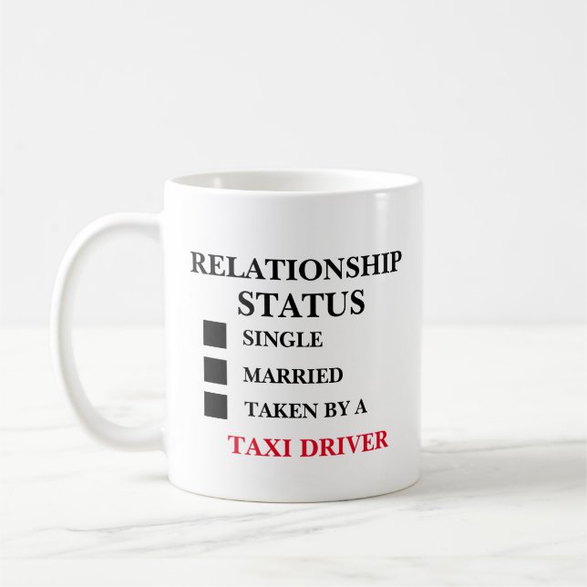 Drivrutin för relationsstatus Taxi Kaffemugg (Vänster)