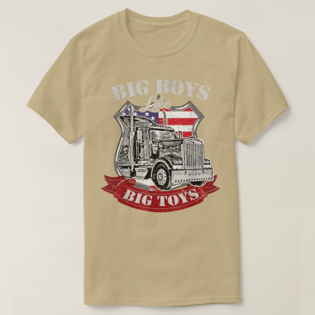 Drivrutin för SemitRailway Funny lastbil  T Shirt (Design framsida)