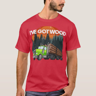 Drivrutin för skogsavverkning i Lumberjack Lastbil T Shirt