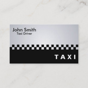 Drivrutin för taxi - Affärskort Visitkort