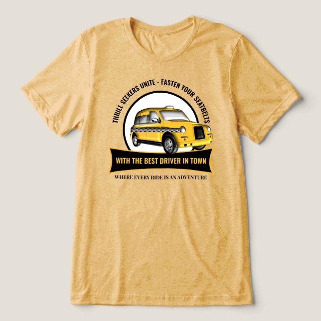 Drivrutin för Taxi T Shirt (Design Framsida)