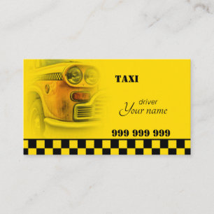 Drivrutin för taxi visitkort