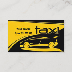 Drivrutin för taxi visitkort