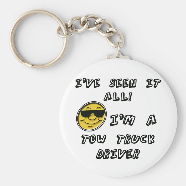 Drivrutin för Tow Lastbil Nyckelring (Framsidan)