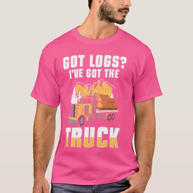 Drivrutin för transportlogg för har Logg Transport T Shirt (Framsida)