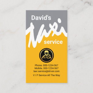 Drivrutin för Wave Cab för Kreativ Taxi Visitkort