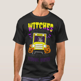 Drivrutin för Witches Drive Buss Halloween Buss T Shirt