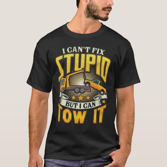 Drivrutin Lastbil I kan inte laga fast, men kan dr T Shirt (Framsida)