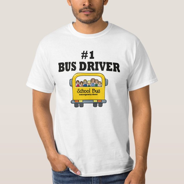 Drivrutin nummer ett Buss T-shirt (Framsida)