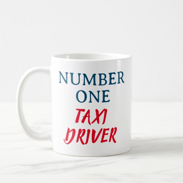 Drivrutin nummer ett Taxi Kaffemugg (Vänster)