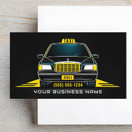 Drivrutinchauffeur Modern taxi Visitkort